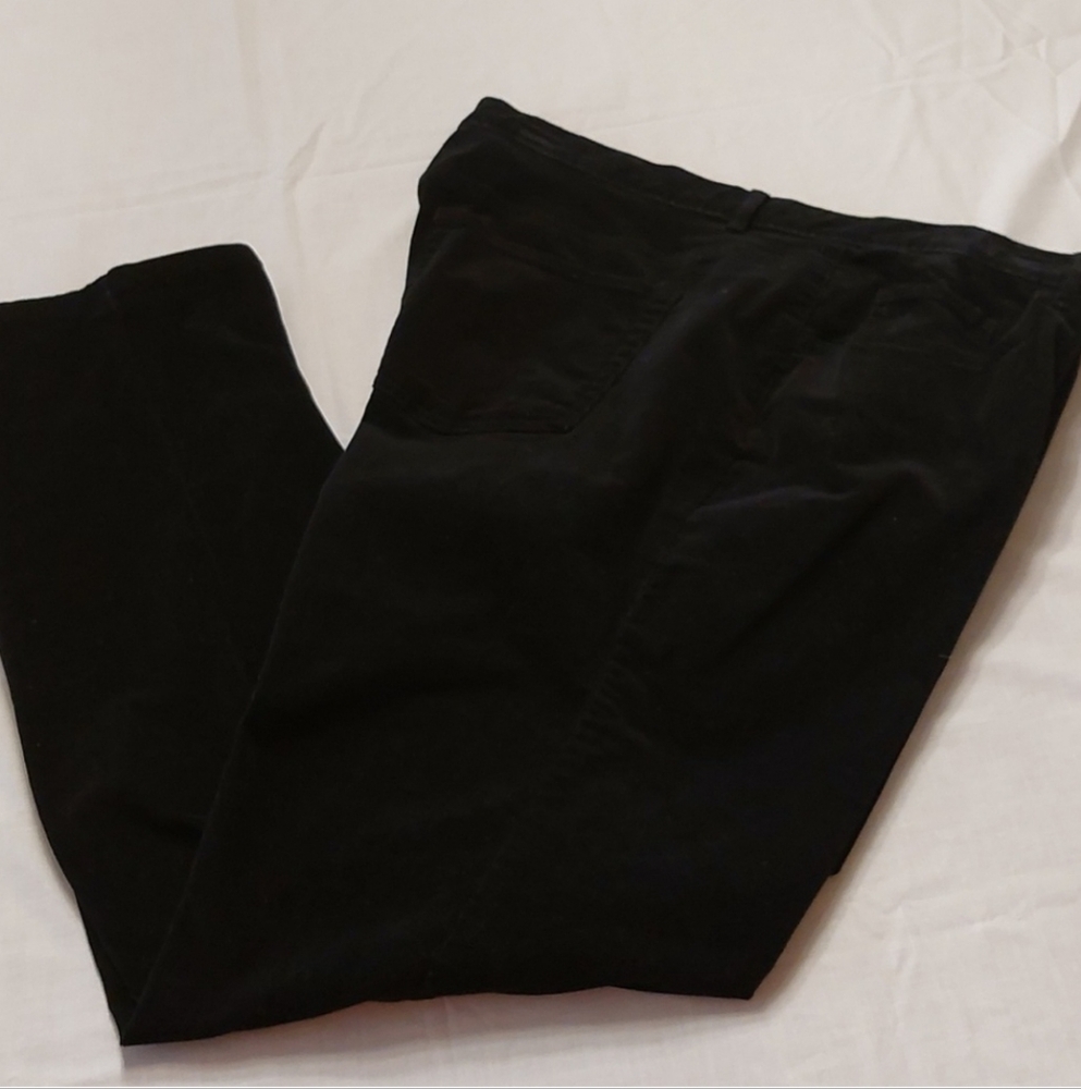 Vintage Chaps Fine Wale Black Corduroy Jeans EUC 20W - Picture 11 of 11